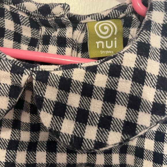 Nui organic plaid flannel shirt 3T - Picture 2 of 4